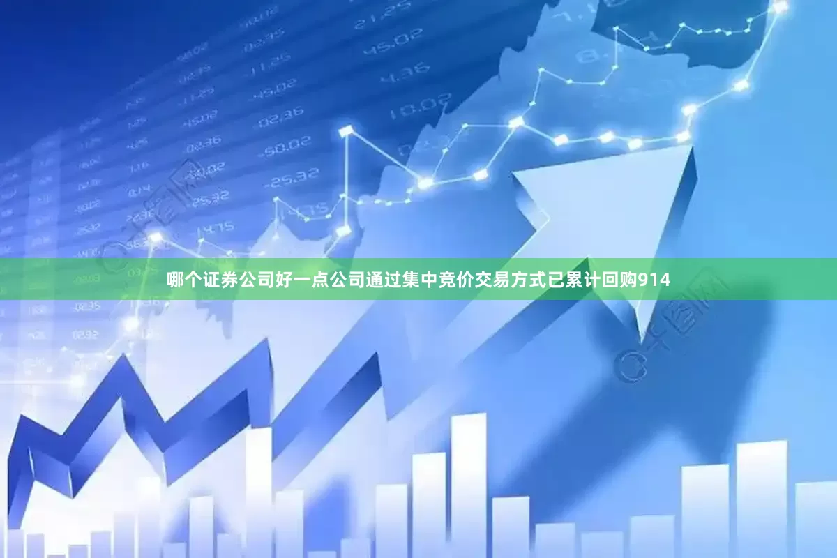 哪个证券公司好一点公司通过集中竞价交易方式已累计回购914