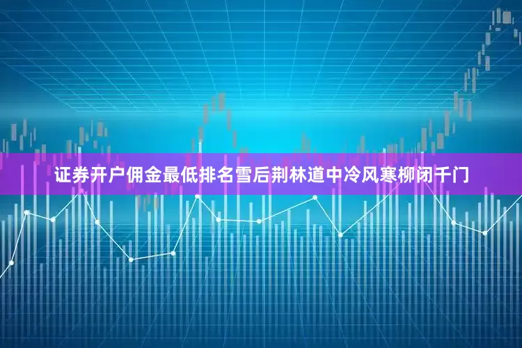证券开户佣金最低排名雪后荆林道中冷风寒柳闭千门