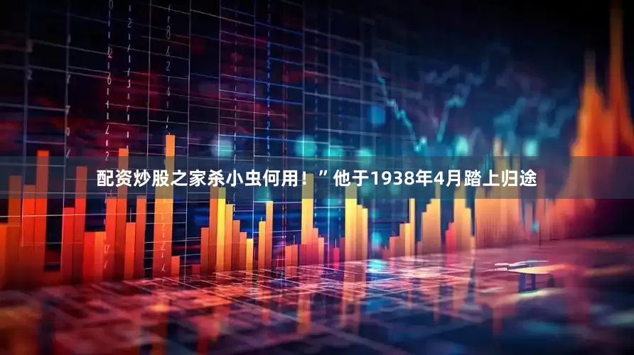 配资炒股之家杀小虫何用！”他于1938年4月踏上归途